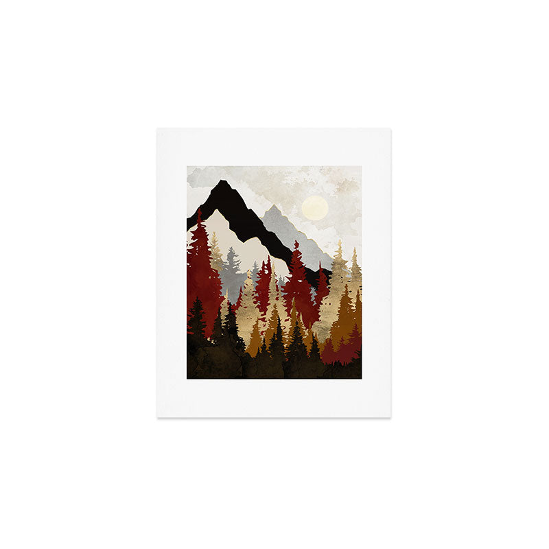 Autumn Trees Art Print Gallery Image 1