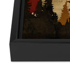 Autumn Trees Framed Canvas Print Gallery Image 3