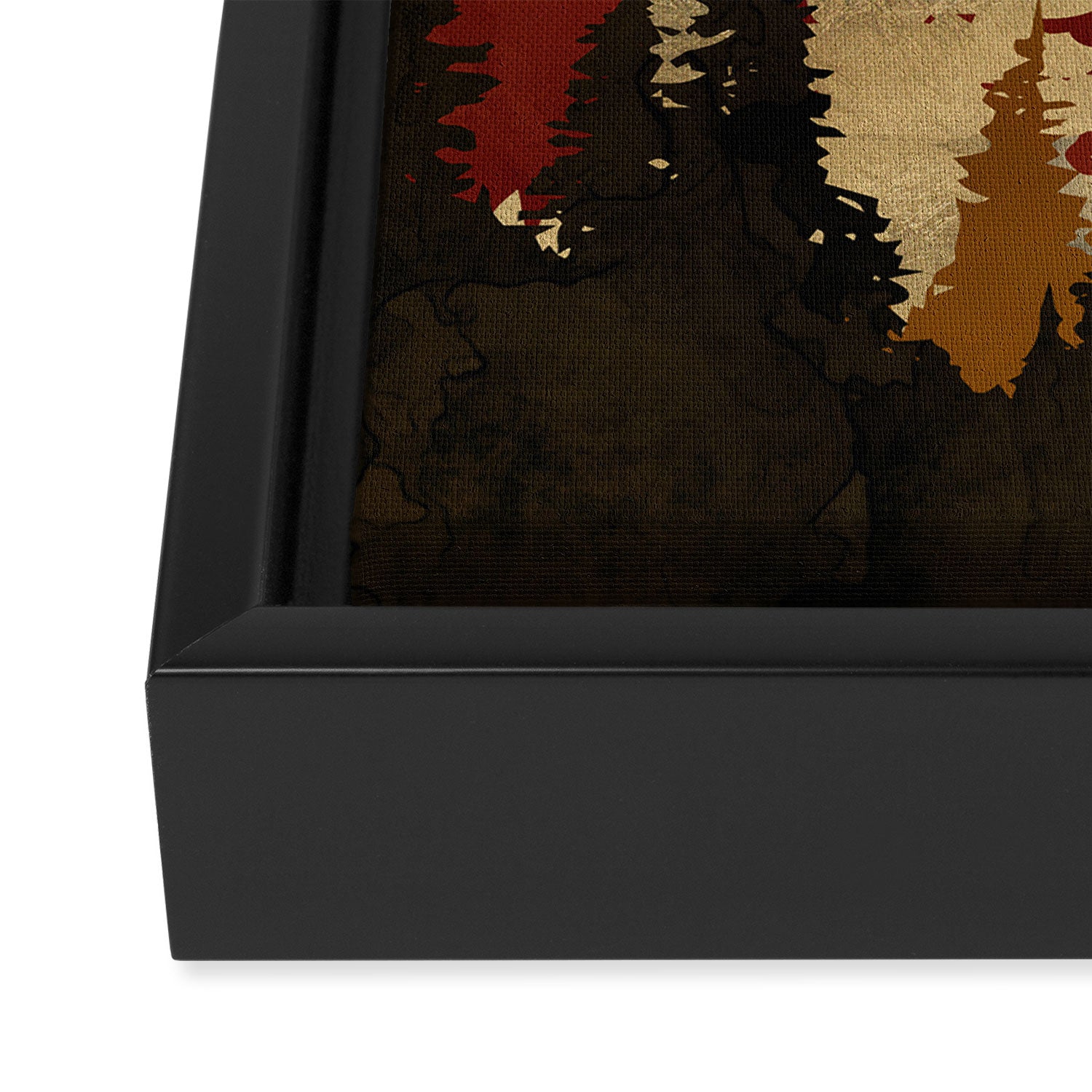 Autumn Trees Framed Canvas Print Gallery Image 3