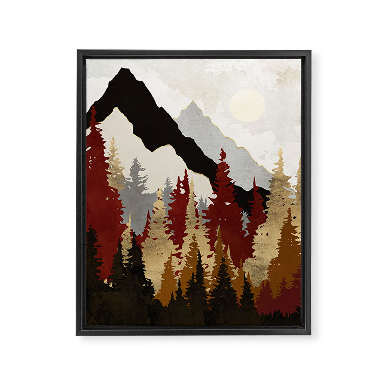 Autumn Trees Framed Canvas Print Gallery Image 8