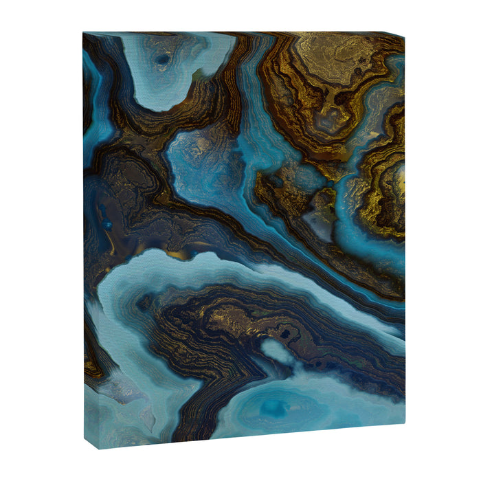 Blue Agate Canvas Print Gallery Image 1