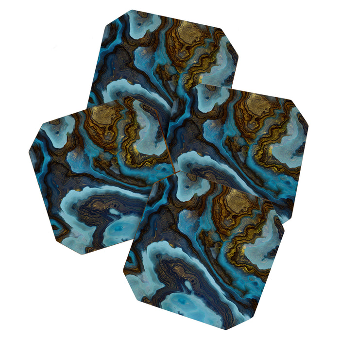 Blue Agate Coaster Gallery Image 1