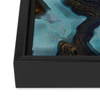 Blue Agate Framed Canvas Print Gallery Image 3