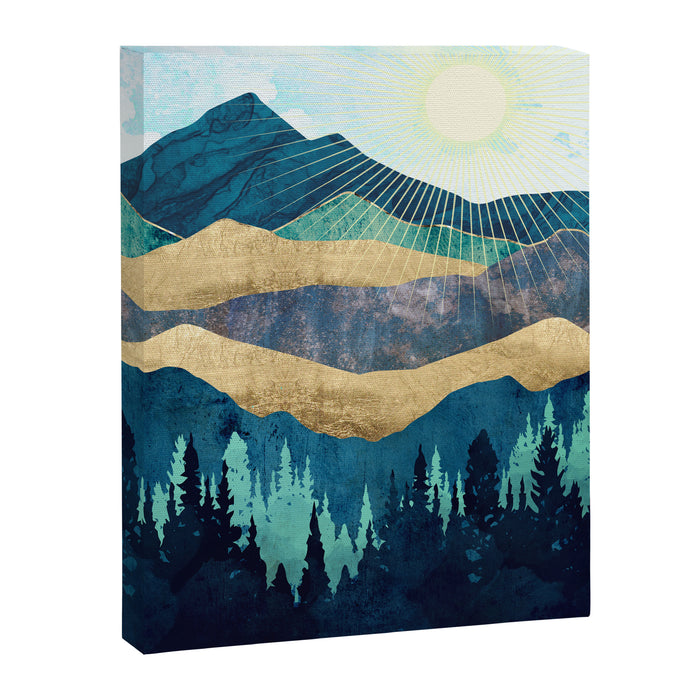 Blue Forest Canvas Print Gallery Image 1