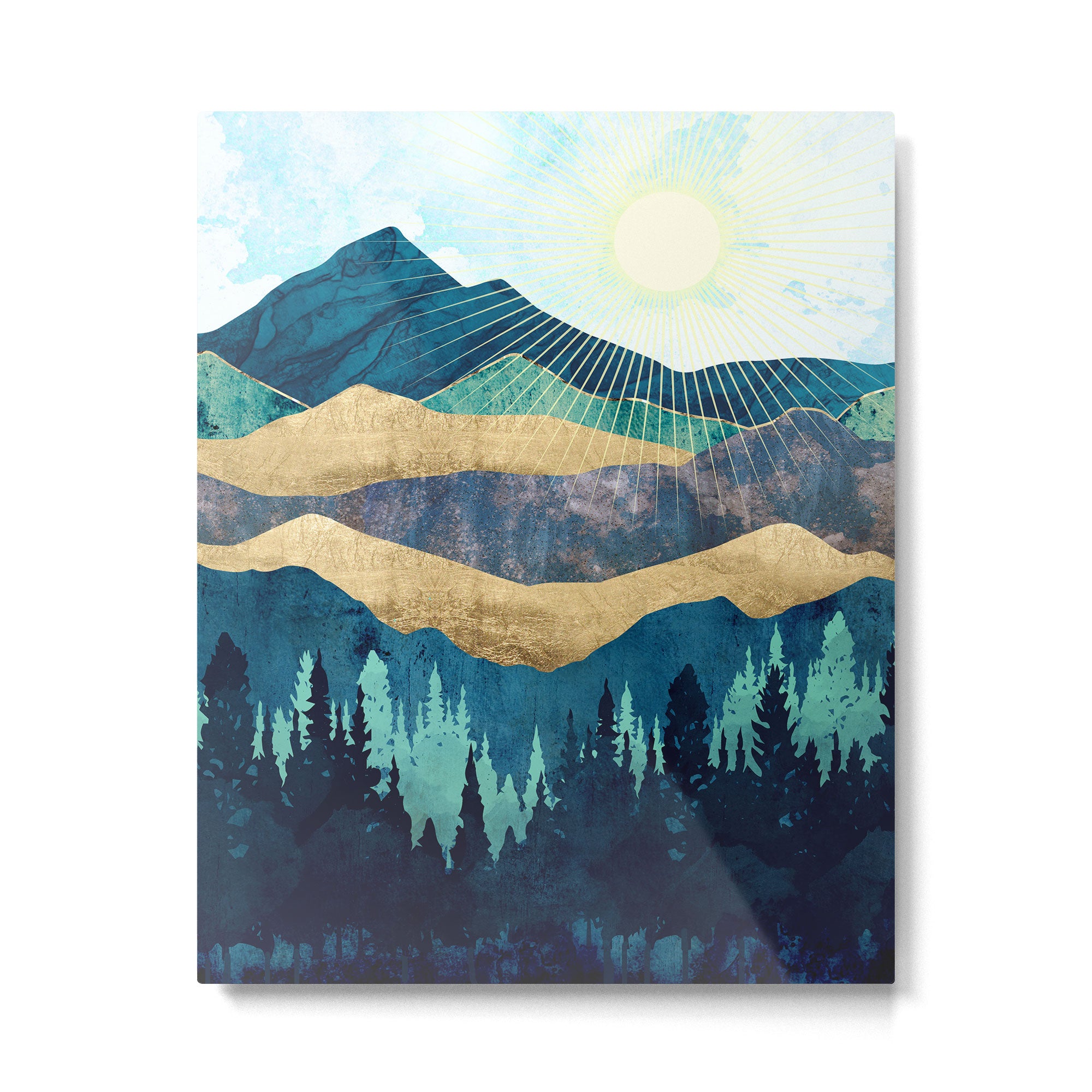 Blue Forest Metal Print Gallery Image 6