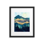 Blue Forest Framed Art Print Gallery Image 6
