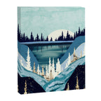 Blue Forest Lake Canvas Print Gallery Image 8