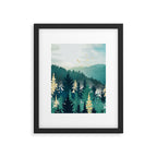 Blue Forest Mist Framed Art Print Gallery Image 6