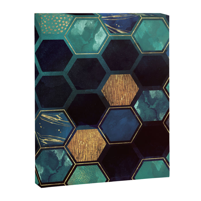 Blue & Gold Canvas Print Gallery Image 1