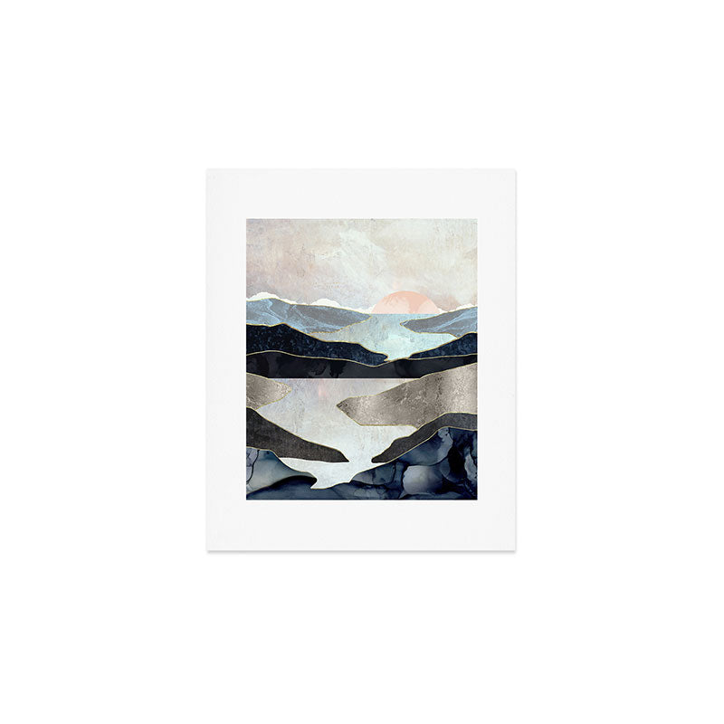 Blue Mountain Lake Art Print Gallery Image 1