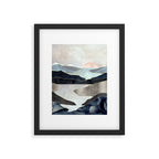 Blue Mountain Lake Framed Art Print Gallery Image 6