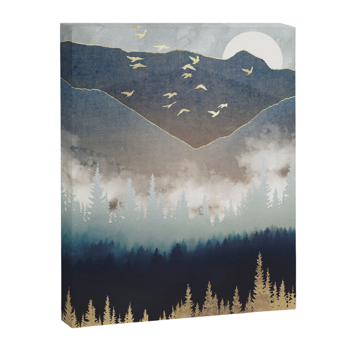 Blue Mountain Mist Canvas Print Gallery Image 1