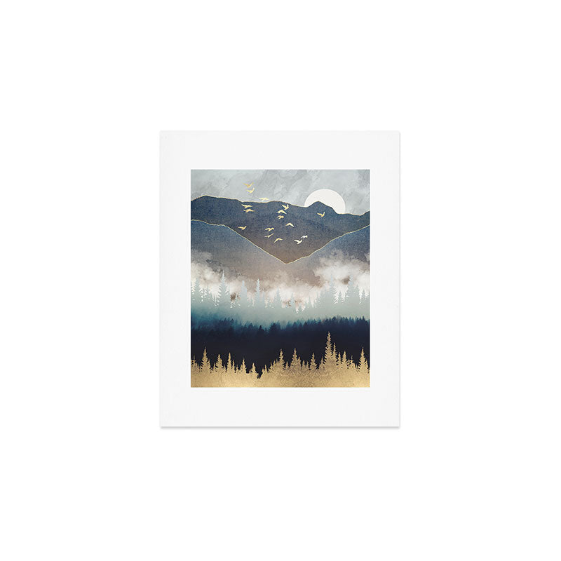 Blue Mountain Mist Art Print Gallery Image 1
