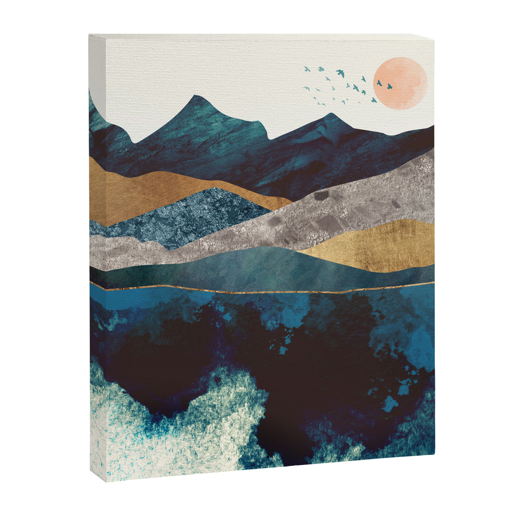 Blue Mountain Reflection Canvas Print Gallery Image 8