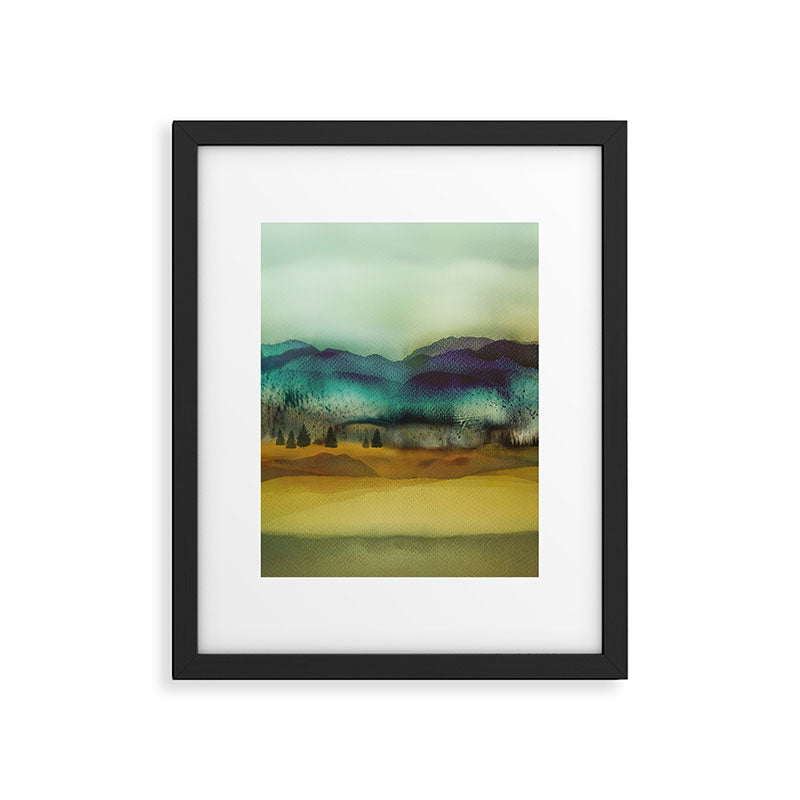 Blue Mountain Framed Art Print Gallery Image 4