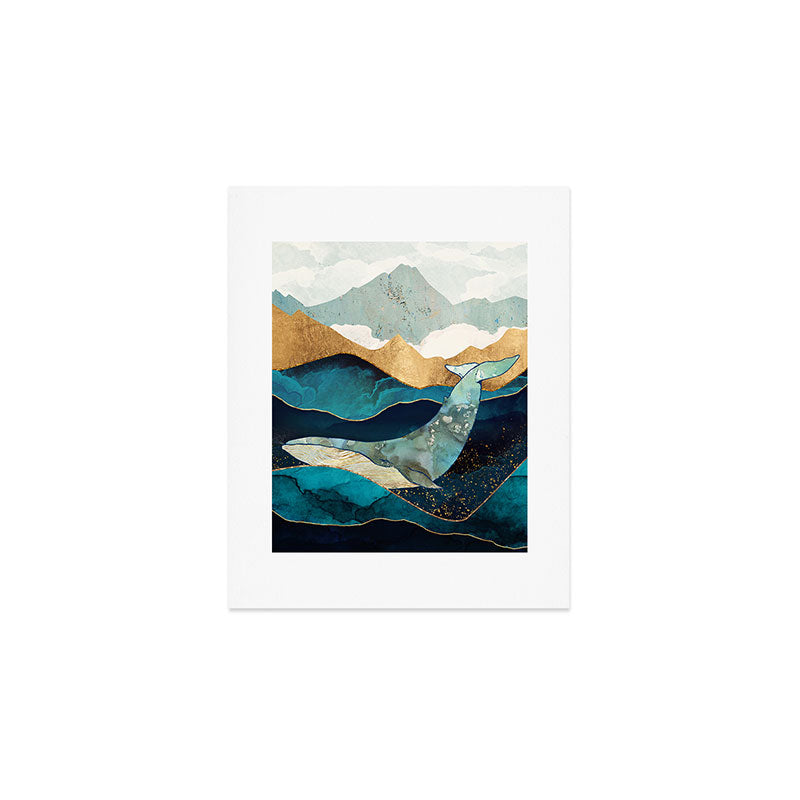 Blue Whale Art Print Gallery Image 1