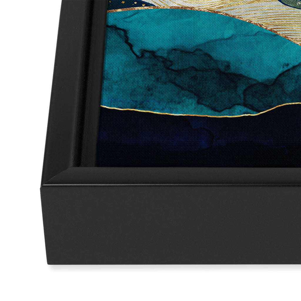 Blue Whale Framed Canvas Print Gallery Image 3