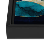 Blue Whale Framed Canvas Print Gallery Image 3