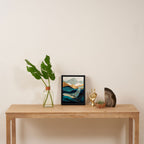 Blue Whale Framed Canvas Print Gallery Image 4