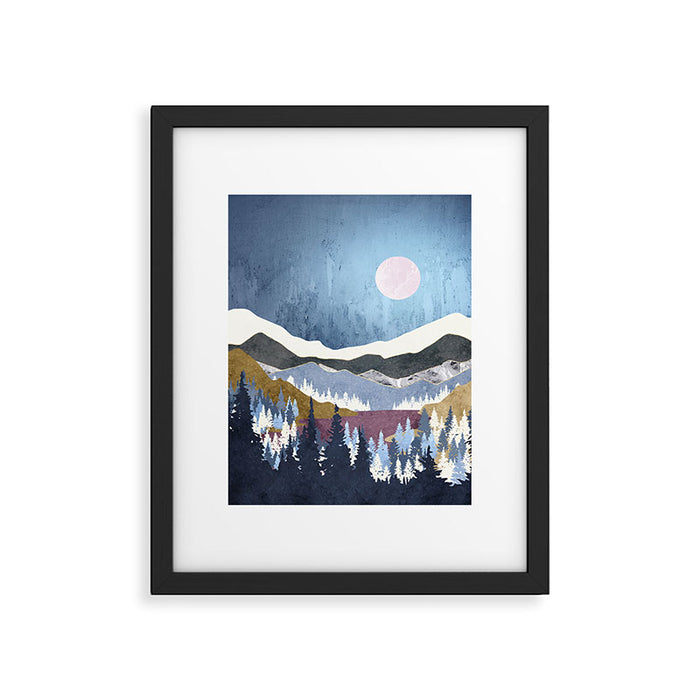 Blueberry Sky Framed Art Print Gallery Image 1