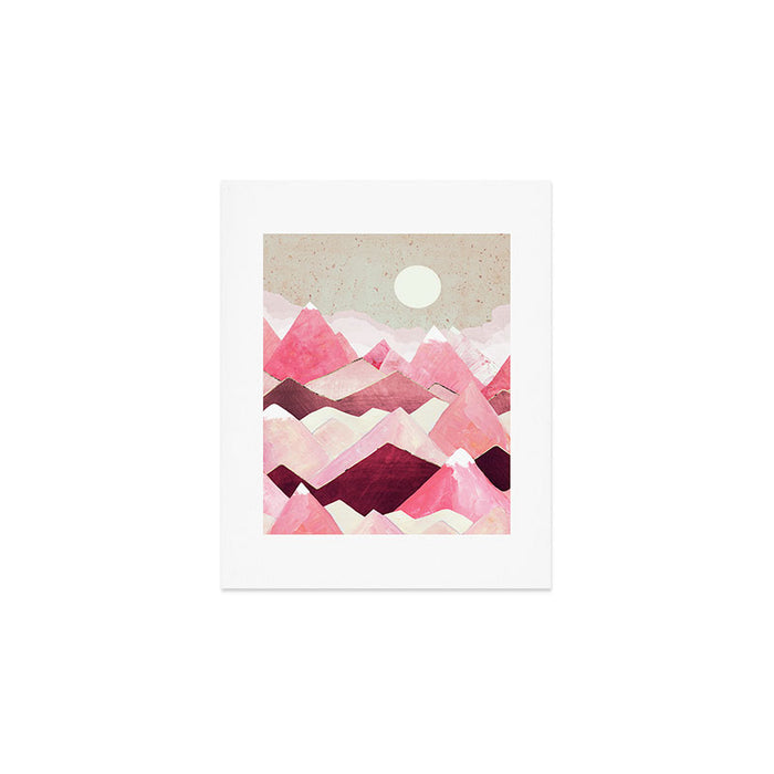 Blush Berry Peaks Art Print Gallery Image 1