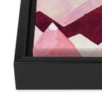 Blush Berry Peaks Framed Canvas Print Gallery Image 3