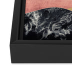 Blush Sun Framed Canvas Print Gallery Image 3