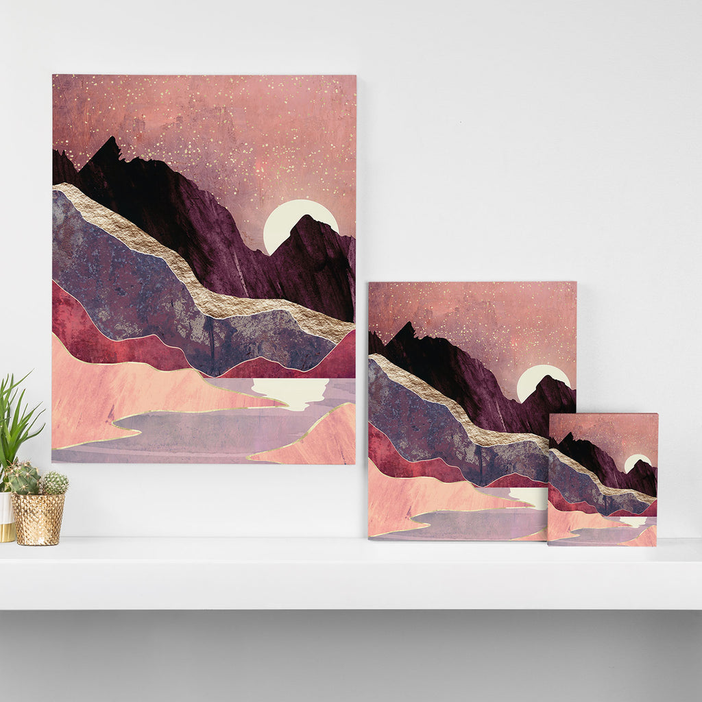 Blush Vista Canvas Print Gallery Image 3