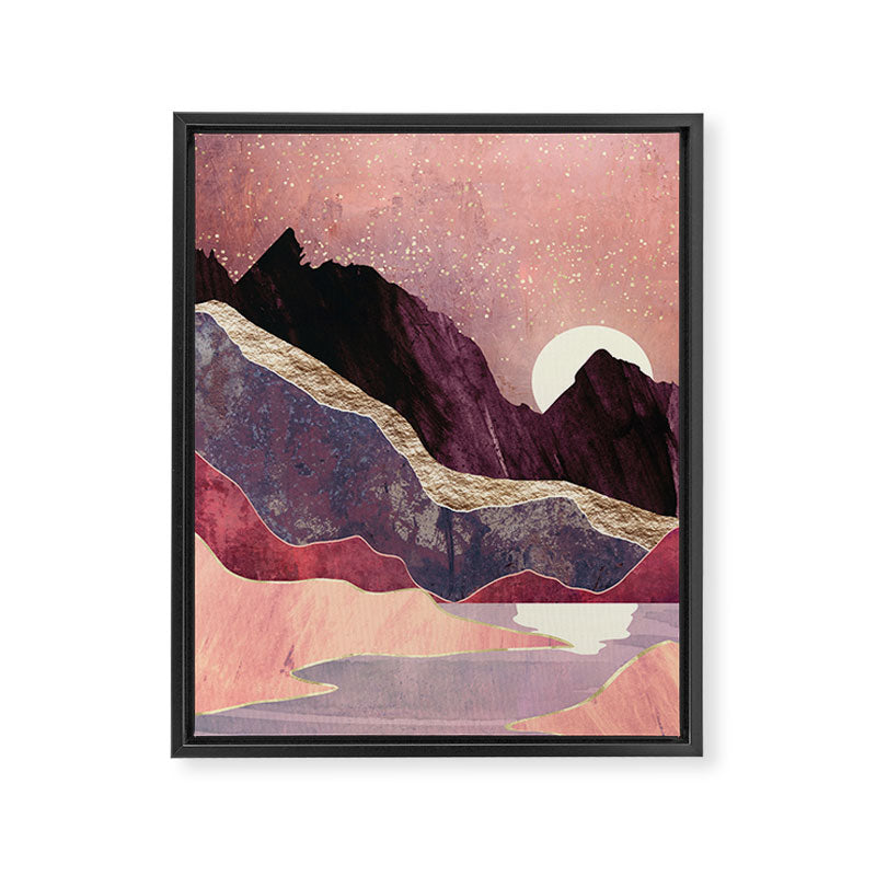 Blush Vista Framed Canvas Print Gallery Image 8