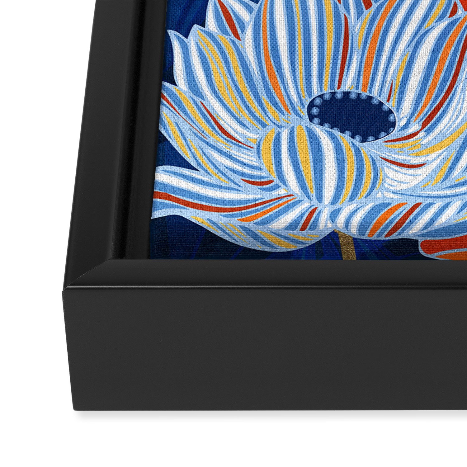 Bold Botanical Framed Canvas Print Gallery Image 3