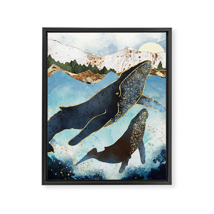 Bond V Framed Canvas Print Gallery Image 1