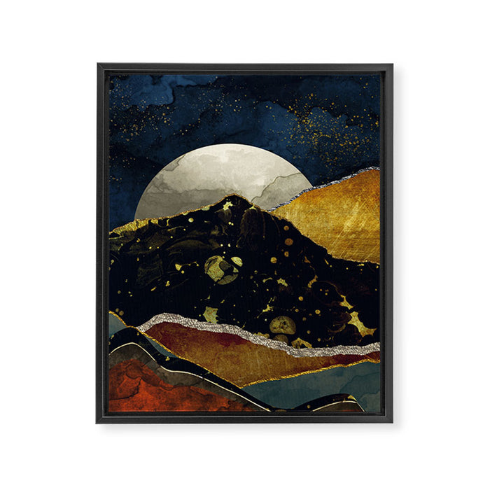 Bronze Night Framed Canvas Print Gallery Image 1