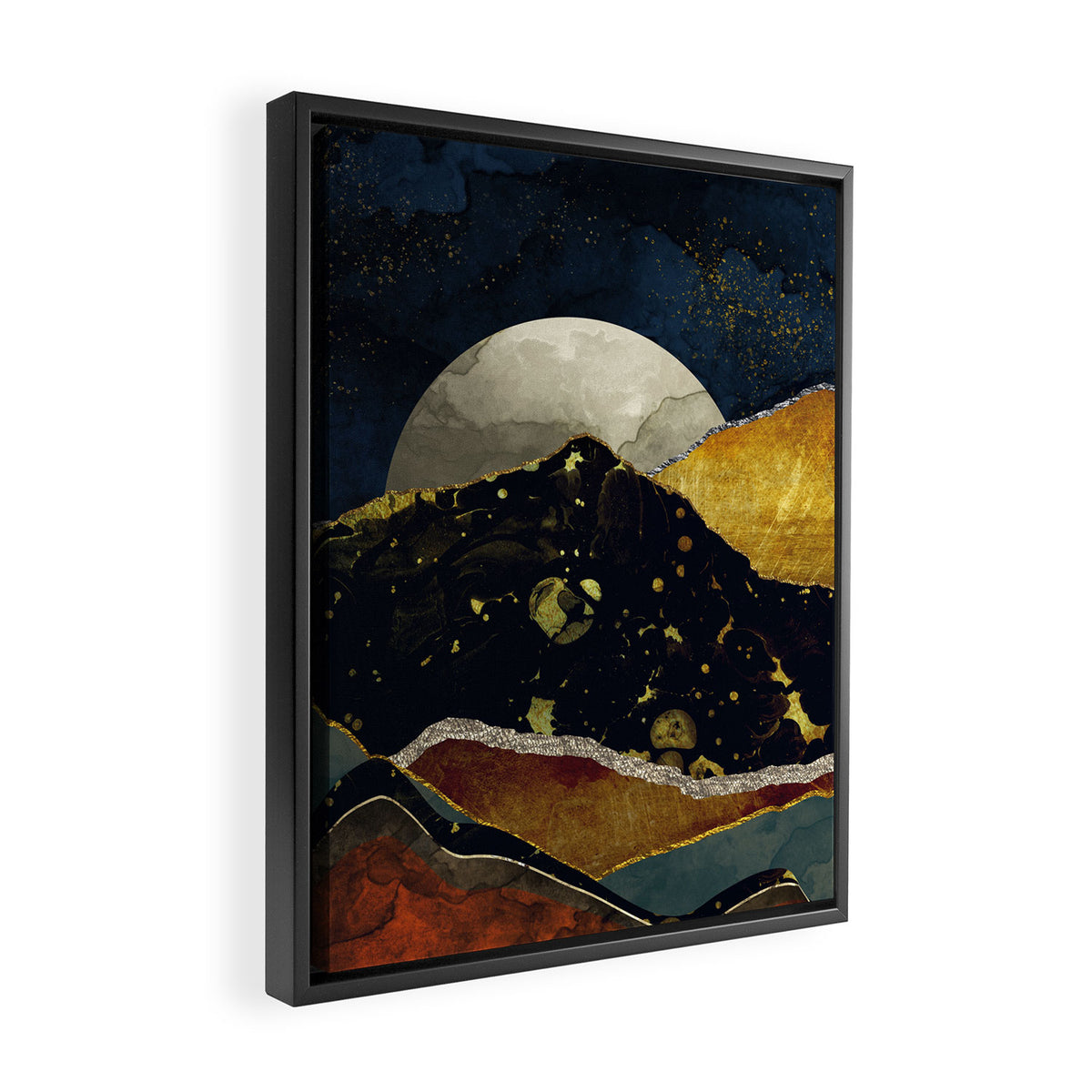 Bronze Night Framed Canvas Print Gallery Image 2
