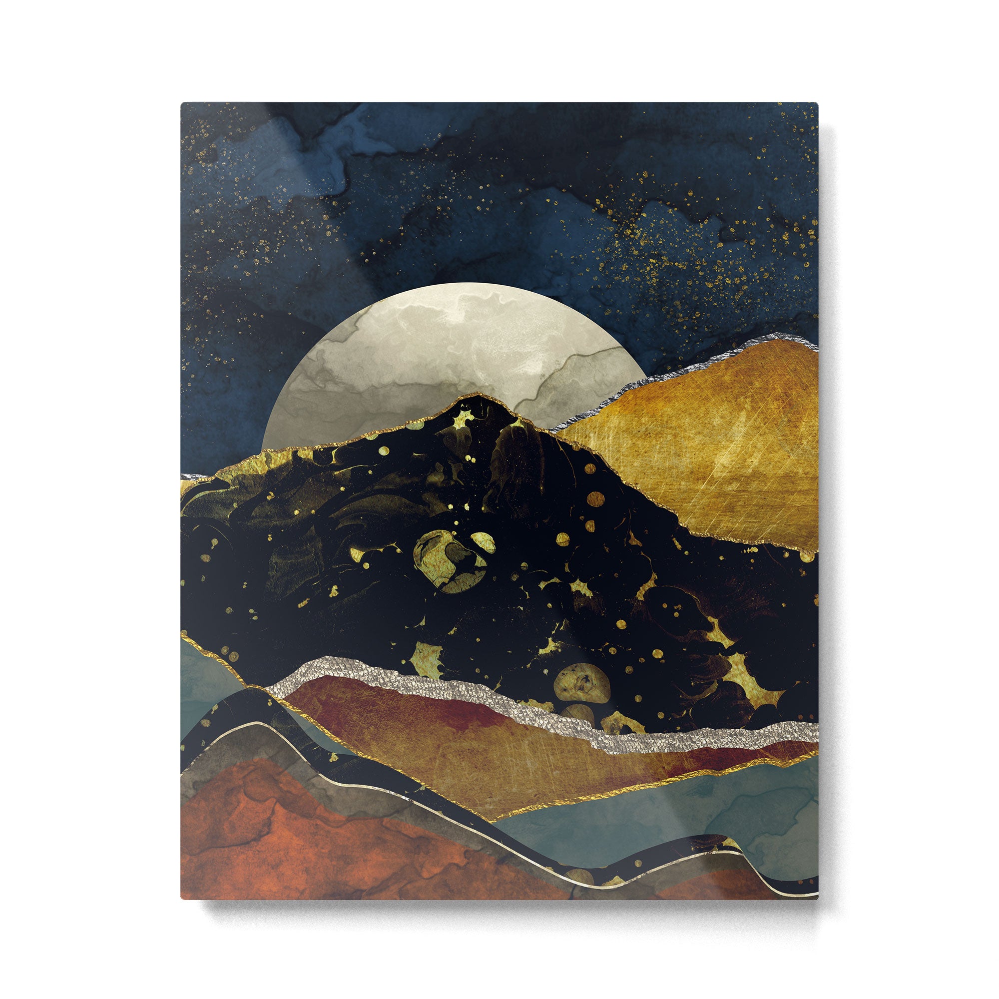 Bronze Night Metal Print Gallery Image 6