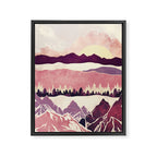 Burgundy Hills Framed Canvas Print Gallery Image 8