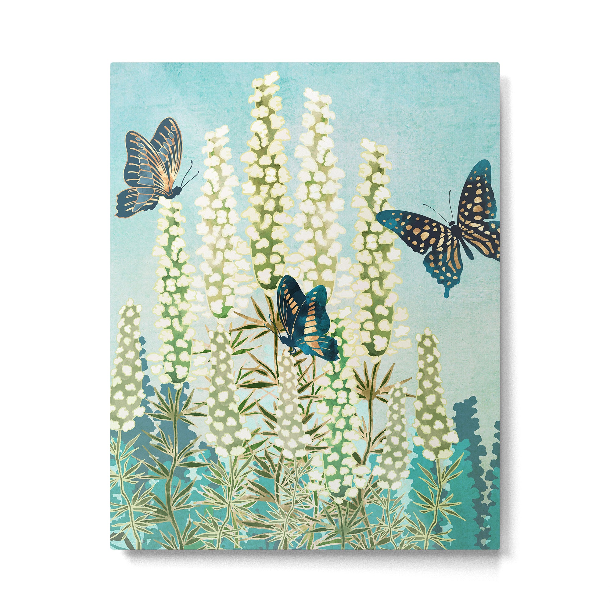 Butterfly Garden Metal Print Gallery Image 6