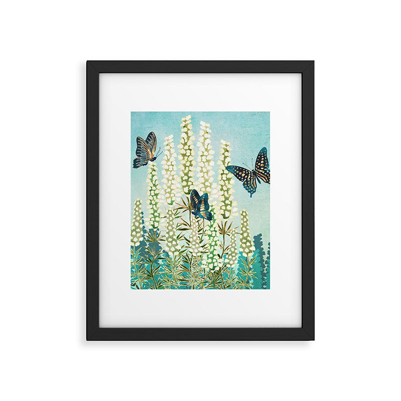 Butterfly Garden Framed Art Print Gallery Image 6