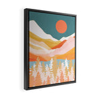 Citrus Mountains Framed Canvas Print Gallery Image 2