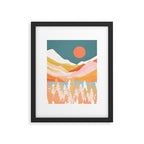 Citrus Mountains Framed Art Print Gallery Image 6