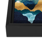 Cloud Peaks Framed Canvas Print Gallery Image 3