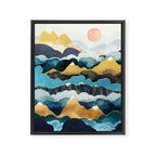 Cloud Peaks Framed Canvas Print Gallery Image 8