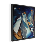Cobalt Abstract Framed Canvas Print Gallery Image 2