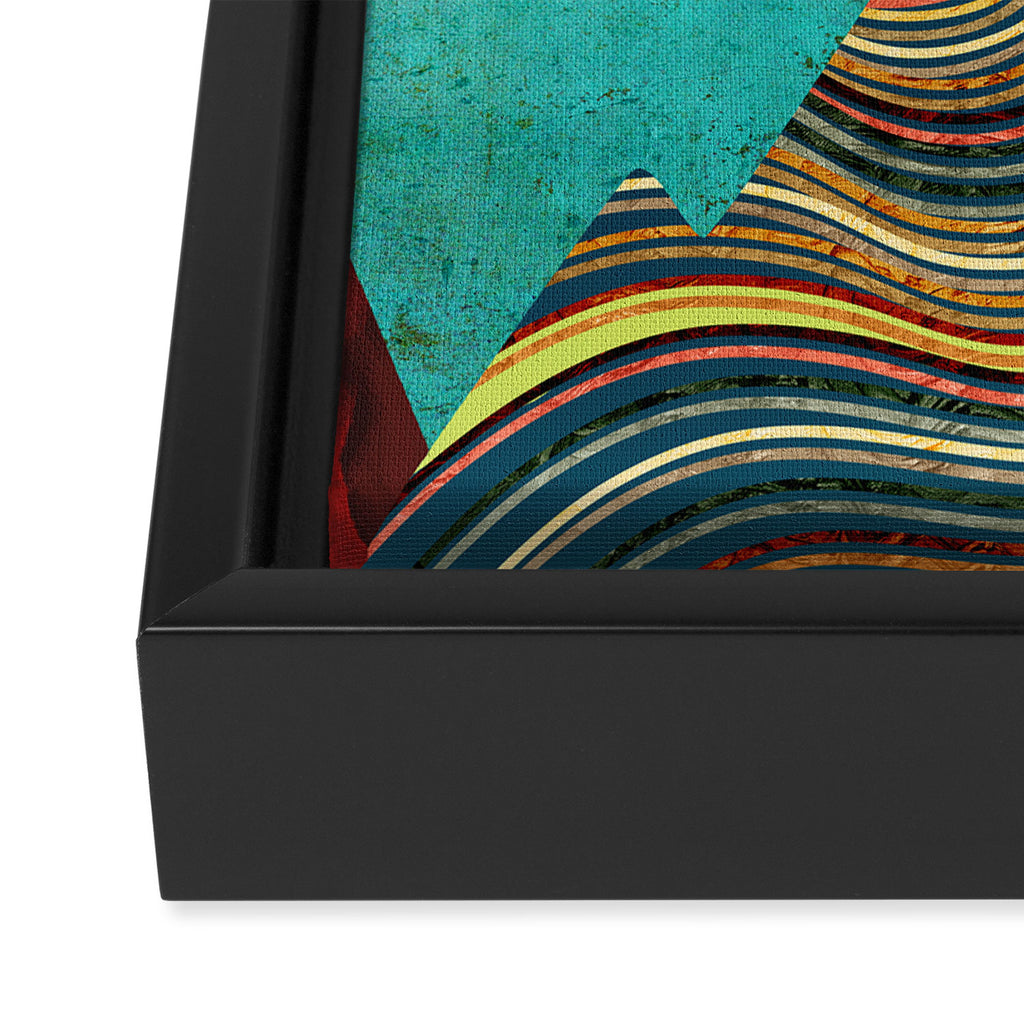 Color Peaks Framed Canvas Print Gallery Image 3