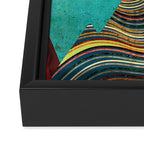 Color Peaks Framed Canvas Print Gallery Image 3