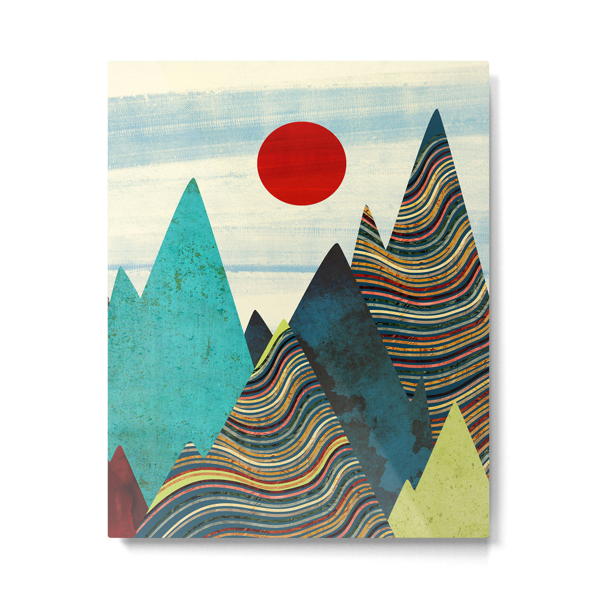 Color Peaks Metal Print Gallery Image 6