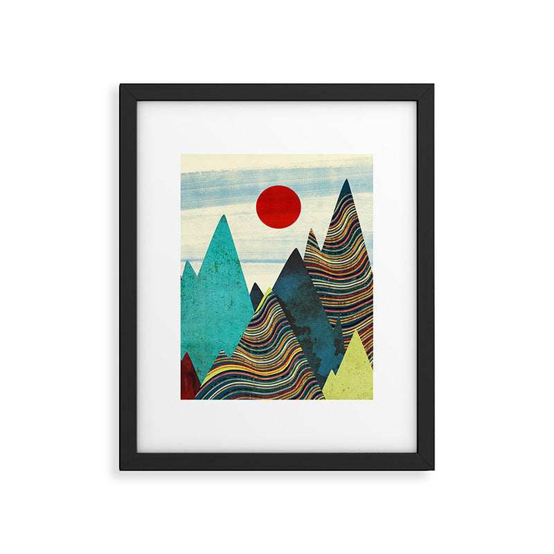 Color Peaks Framed Art Print Gallery Image 6