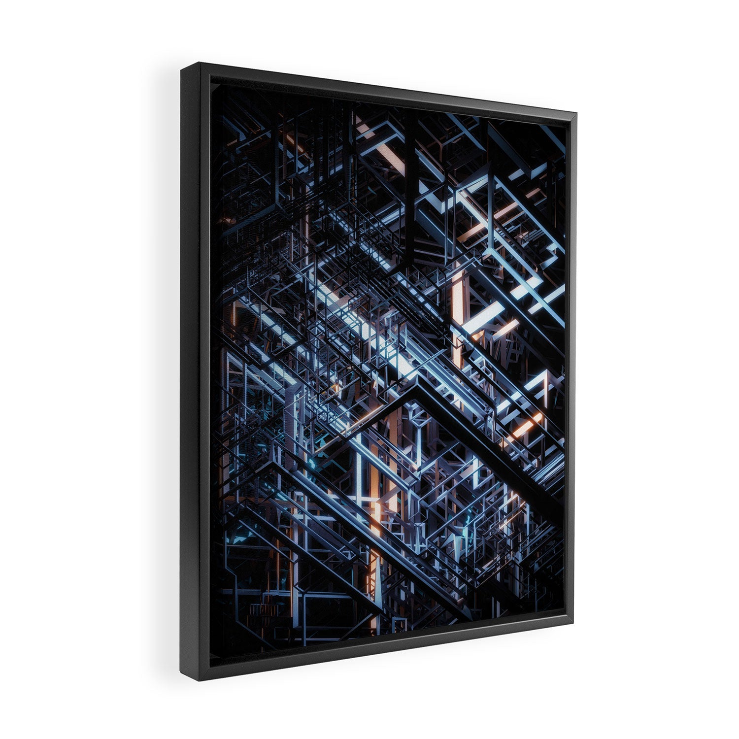 Connections I Framed Canvas Print Gallery Image 2