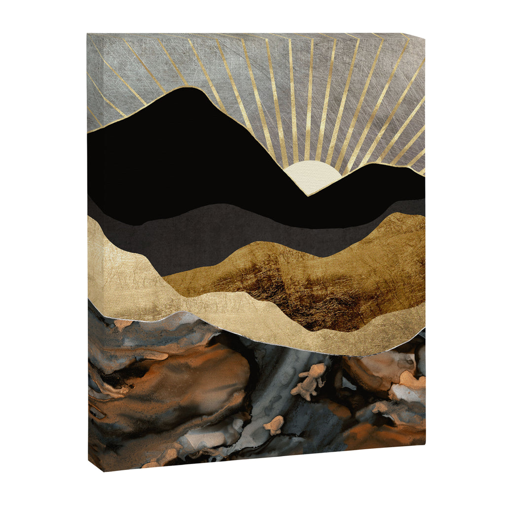 Copper and Gold Mountains Canvas Print Gallery Image 8