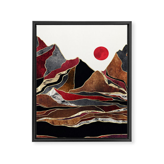 Copper Vista Framed Canvas Print Gallery Image 1