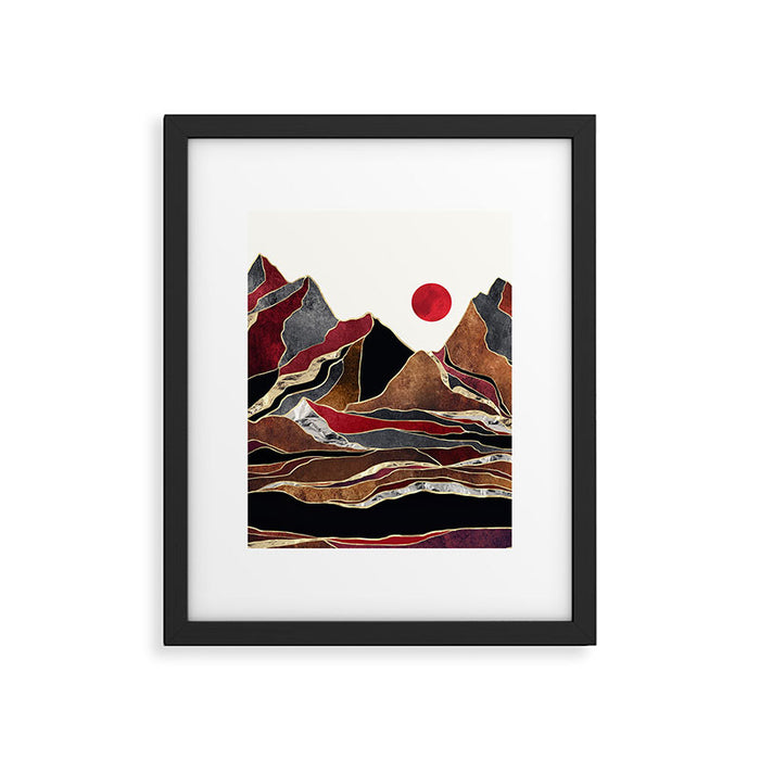 Copper Vista Framed Art Print Gallery Image 1